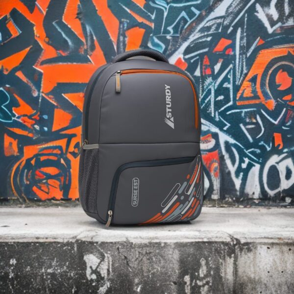 Modern College backpack – Ideal for Study, Work & Travel ( Grey )