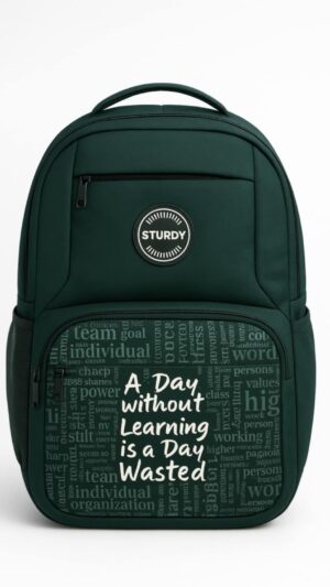 Sturdy Motivational School Backpack Printed Bag for Students
